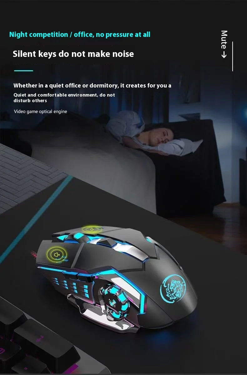 Souris Gaming Sans Fil Rechargeable