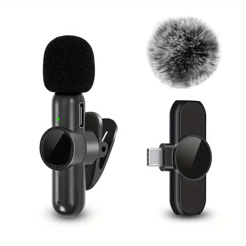 micro-cravate sans fil avec bonnette anti-vent