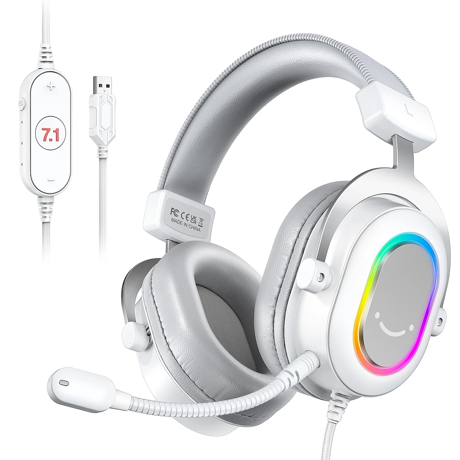 Casque gaming FIFINE RGB Ampligame-H6W
