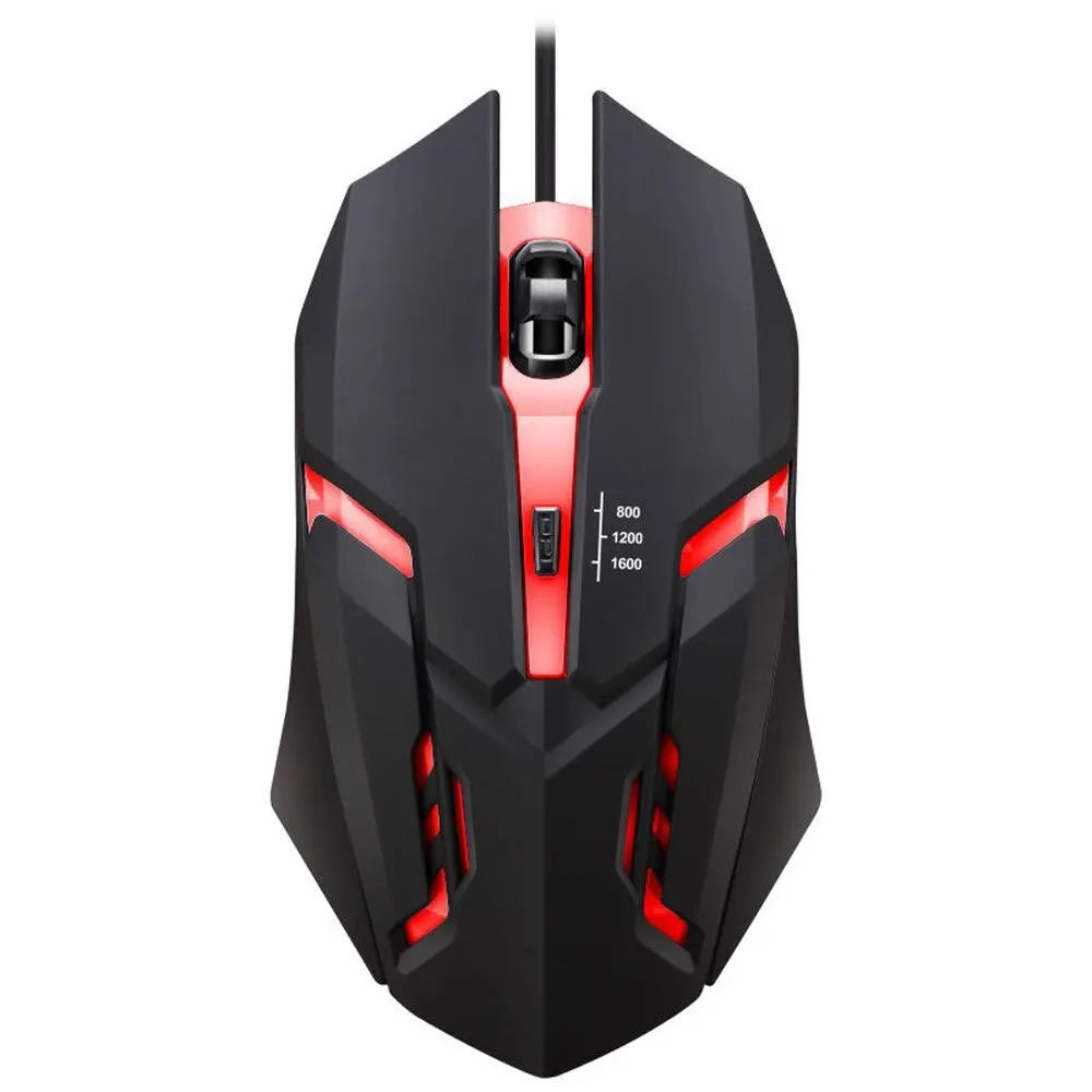 souris gaming ergonomique USB rétroéclairée