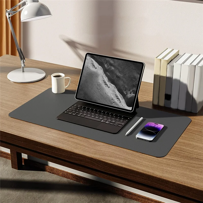 Tapis de bureau AT19 à motif cuir rétro