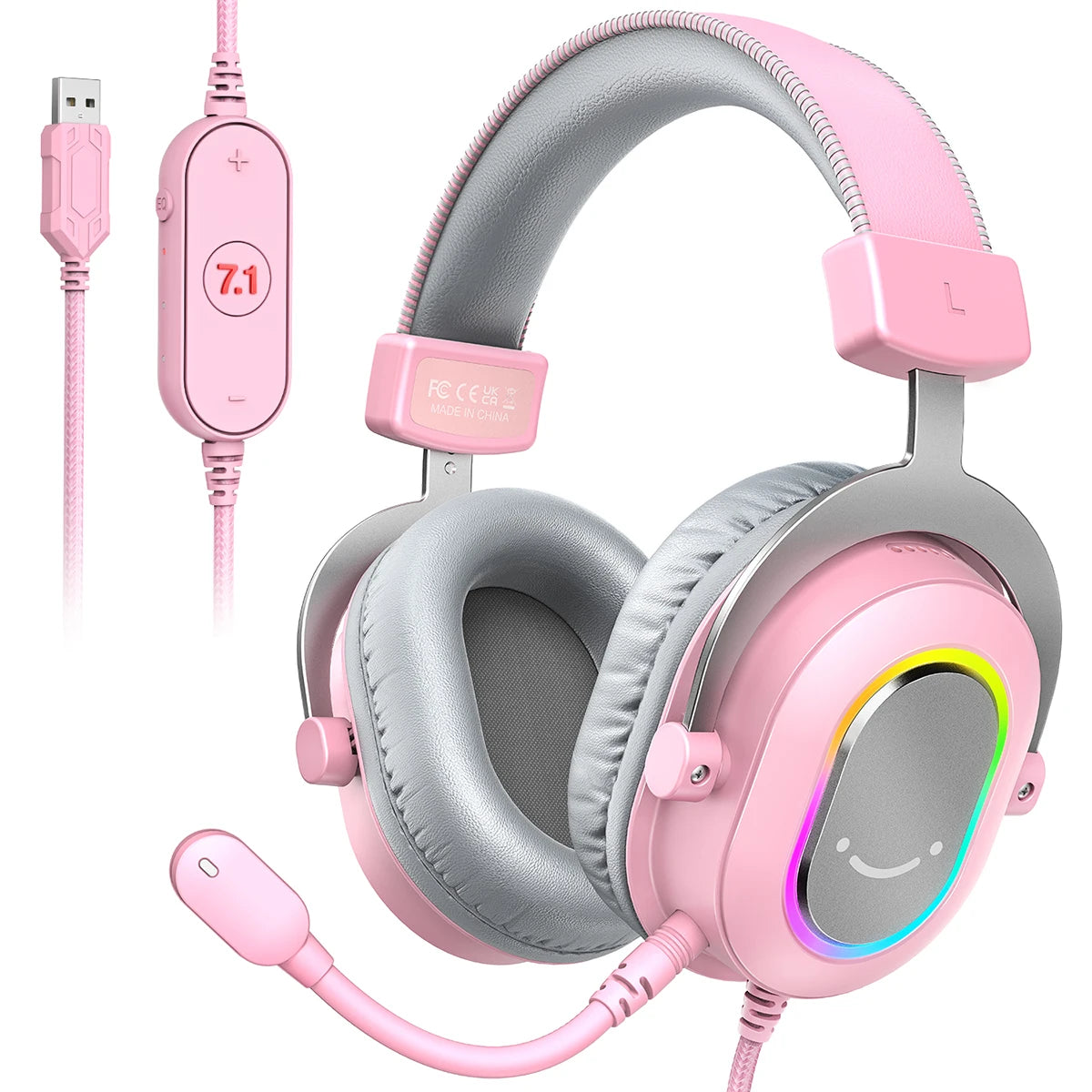 Casque gaming FIFINE RGB Ampligame-H6W