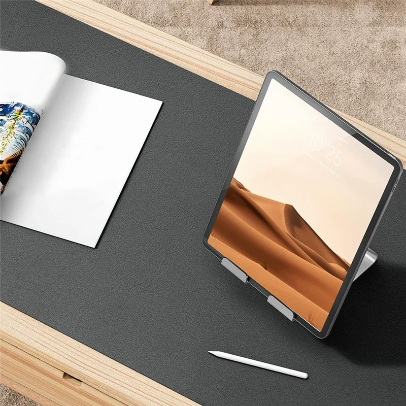 Tapis de bureau AT19 à motif cuir rétro